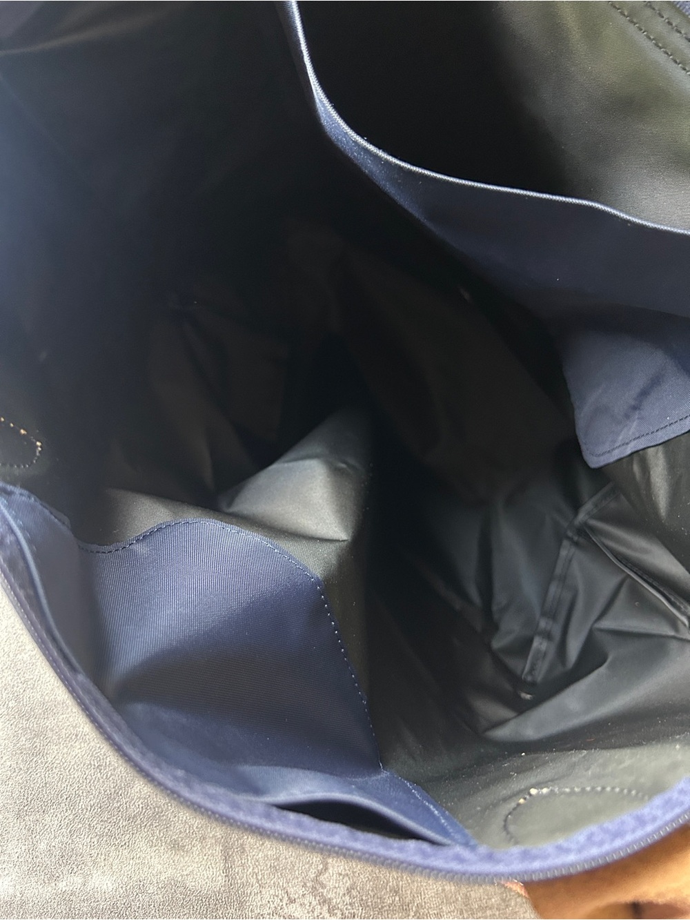 Longchamp Le Pliage Medium Marine Navy Blue Good used condition Nylon - Picture 9 of 14